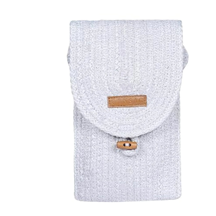 ENSAC Women's Woven Mobile Pouch Bag | Crossbody Phone Sling bag