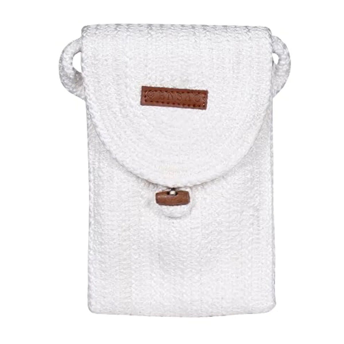 ENSAC Women's Woven Mobile Pouch Bag | Crossbody Phone Sling bag