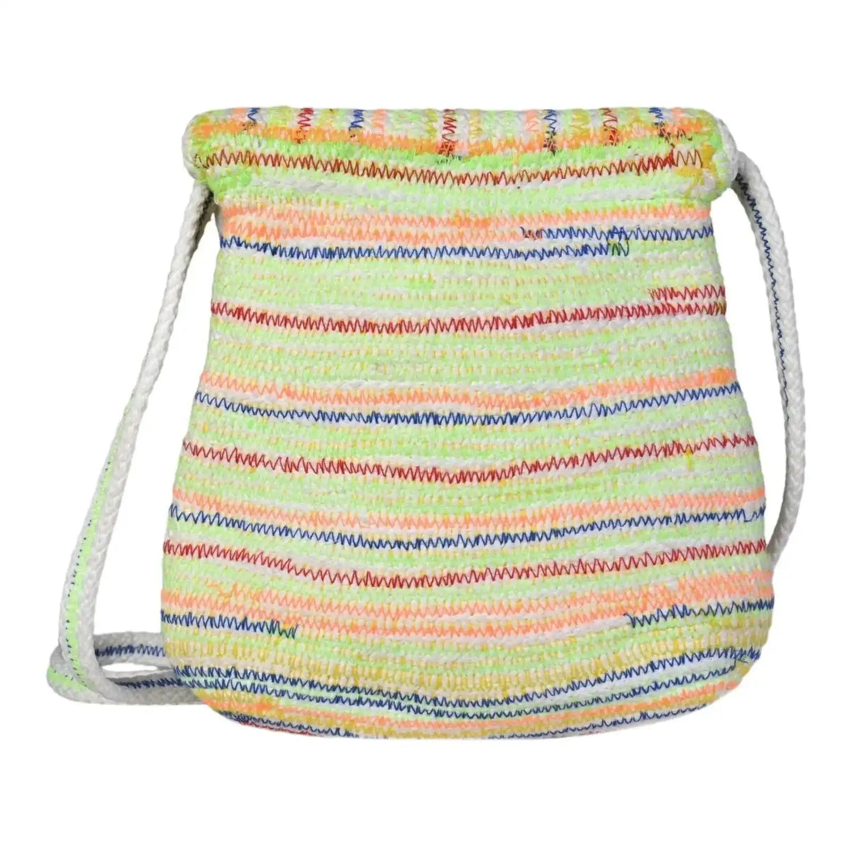 ENSAC Multi Color Sling Bag for Women – Handcrafted Woven Rope Crossbody Bag