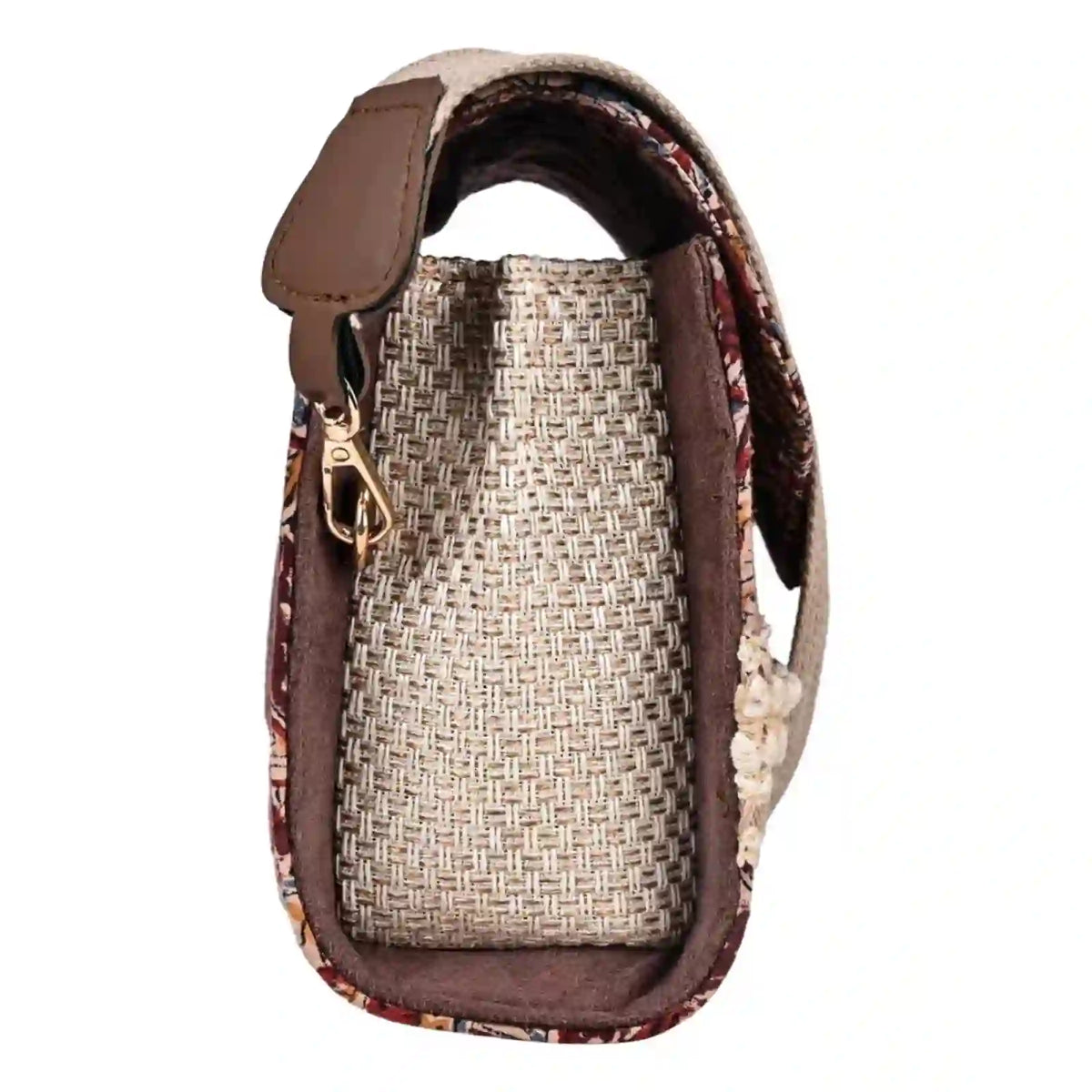 ENSAC Kalamkari Sling Bags – Handcrafted Canvas Crossbody Bags for Women