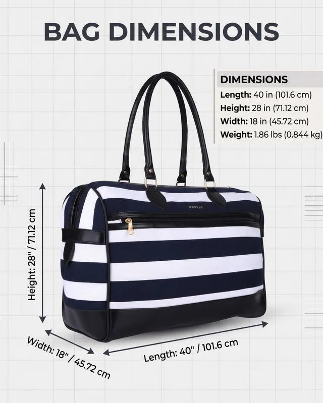 ENSAC Top Handle Travel Duffel Bags | Printed Jacquard Weekender Shoulder Bag