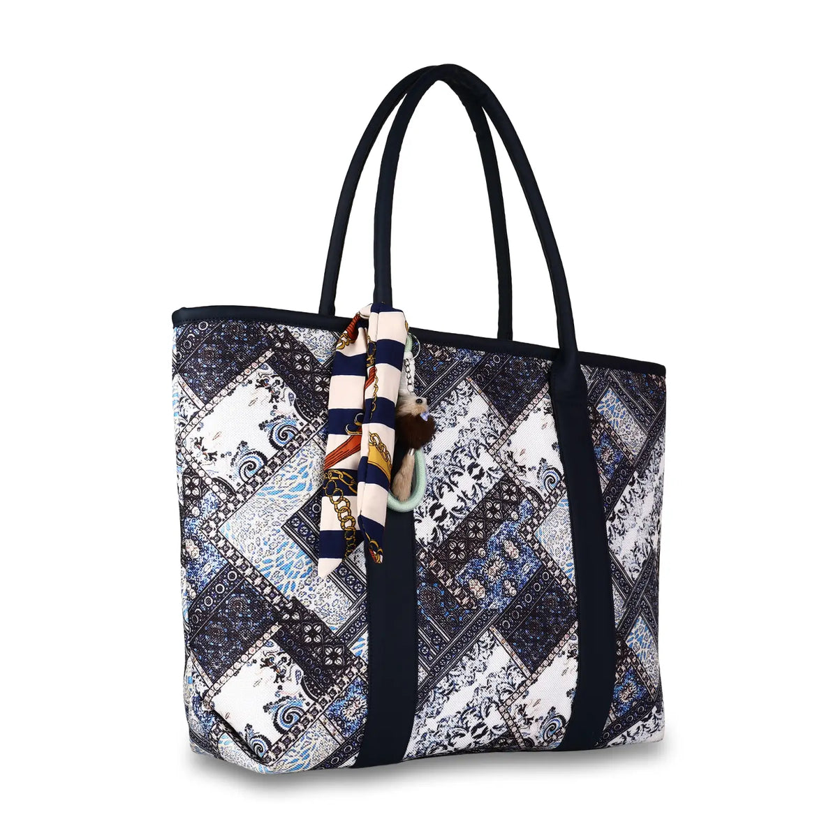 Women’s Jute Tote Bag with Laptop Sleeve