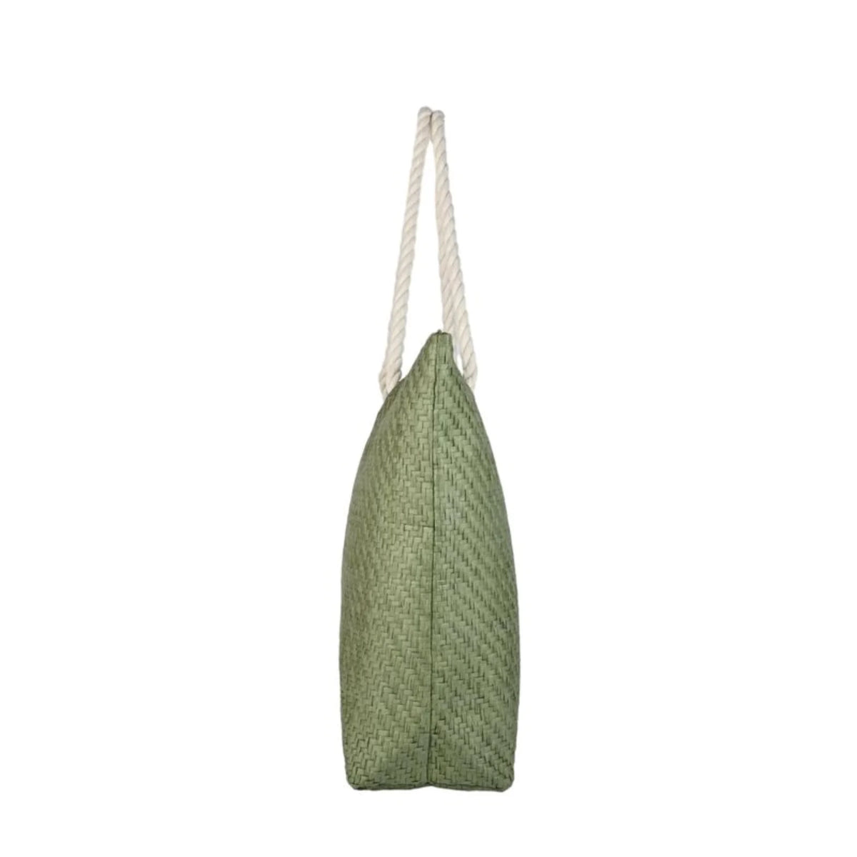ENSAC Womens Beach Bag | Paper Straw Printed Tote Bag with Handles