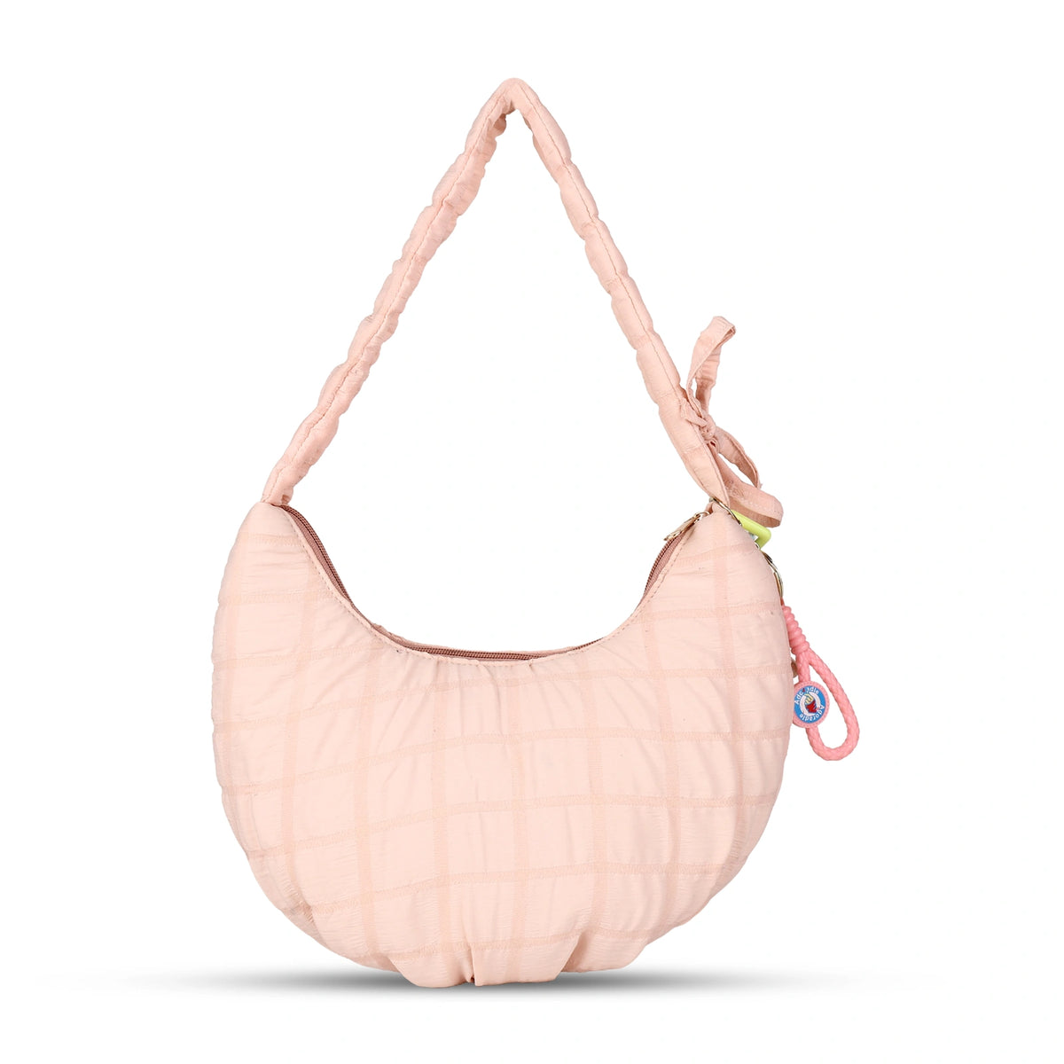 ENSAC Crescent Puff Sling Bag for Women – Popcorn Texture Shoulder Bag