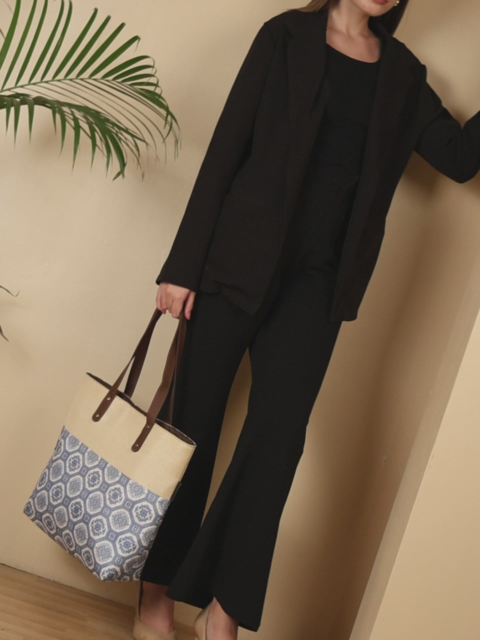 ENSAC  Printed Tote Bag for Women