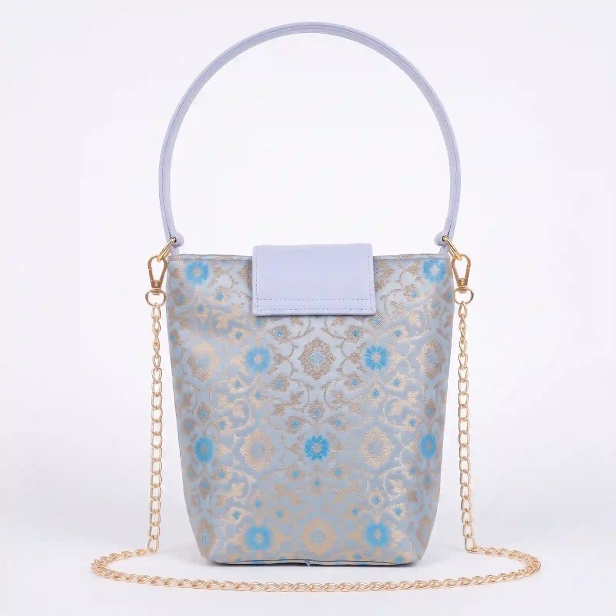 ENSAC Eternal Love Sling Bag | Silk Festive Top Handle Chain Handbag for Women