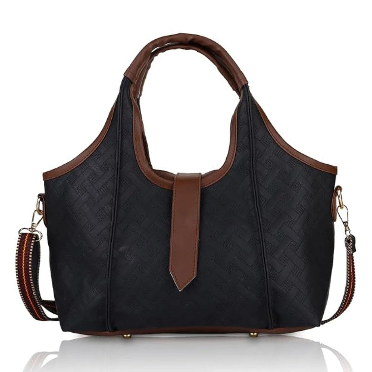 ENSAC Jute Hobo Handbag for Women – Large Shoulder Bag with Crossbody Strap