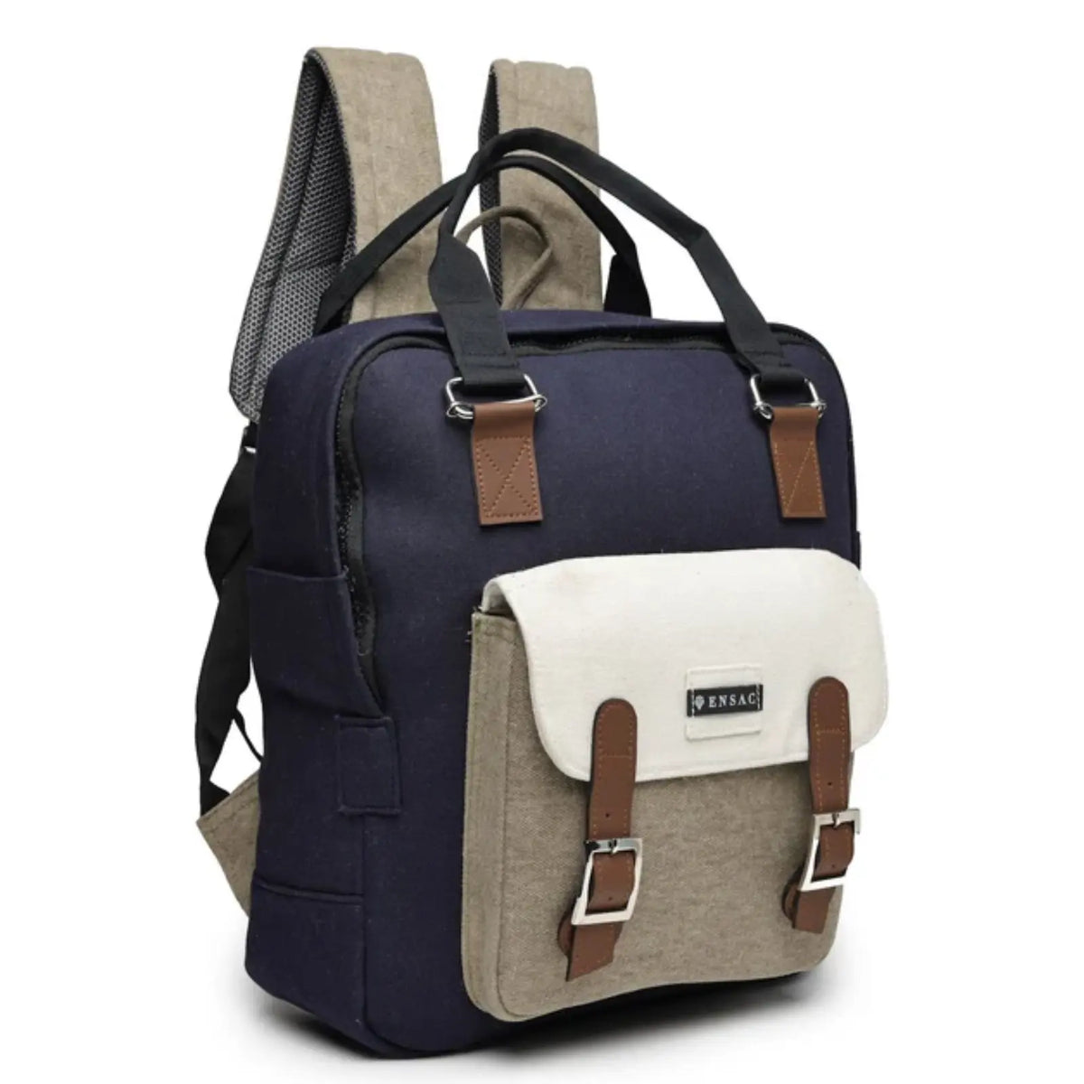 ENSAC Stylish Laptop Backpack for Women – Canvas College & Work Bag