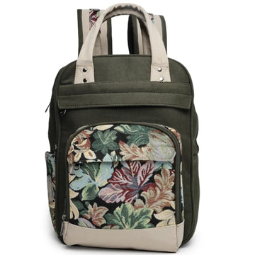 ENSAC Stylish Laptop Backpack for Women – Canvas College & Work Bag