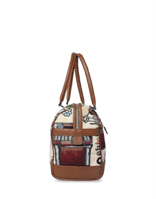 Printed Medium Casual Duffel Bag