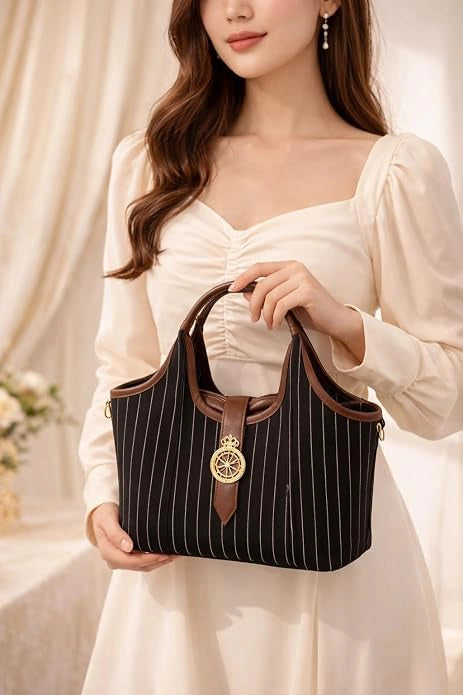 ENSAC Jute Hobo Handbag for Women – Large Shoulder Bag with Crossbody Strap