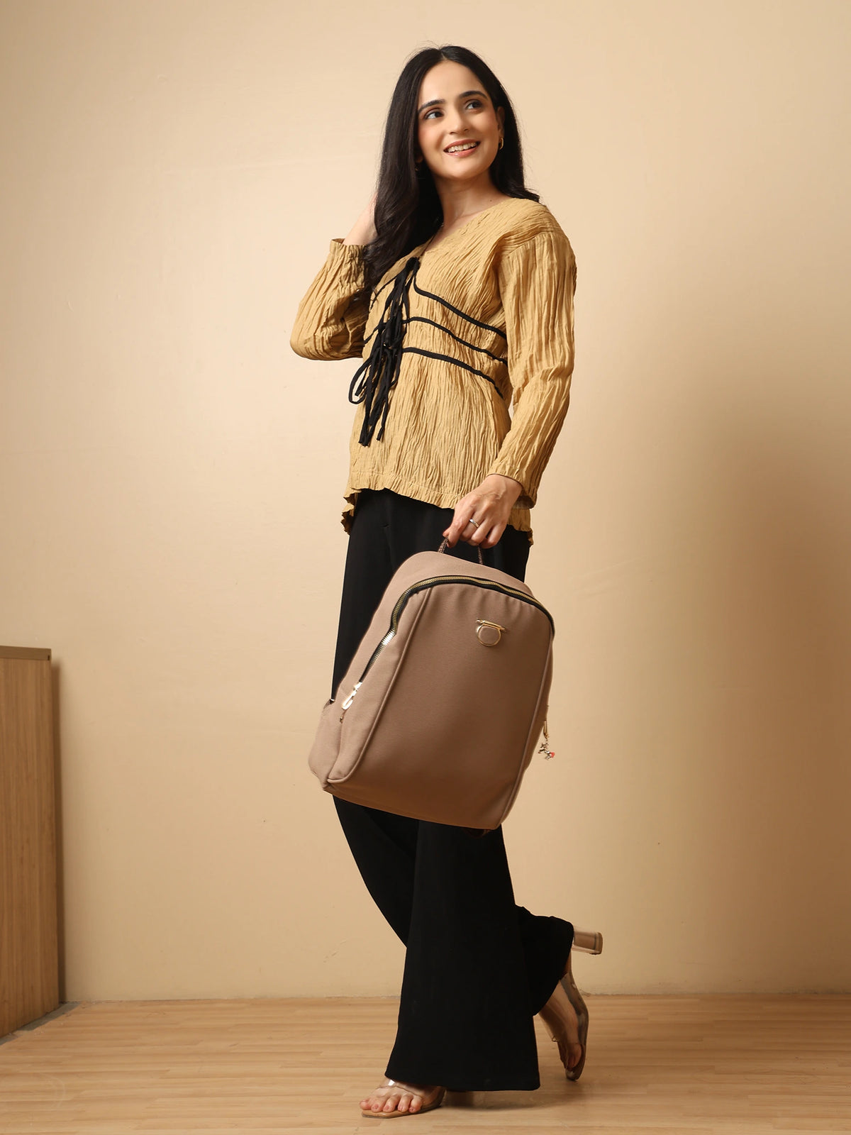 ENSAC Mini Backpack for Women – Lightweight & Water-Resistant for Daily Use