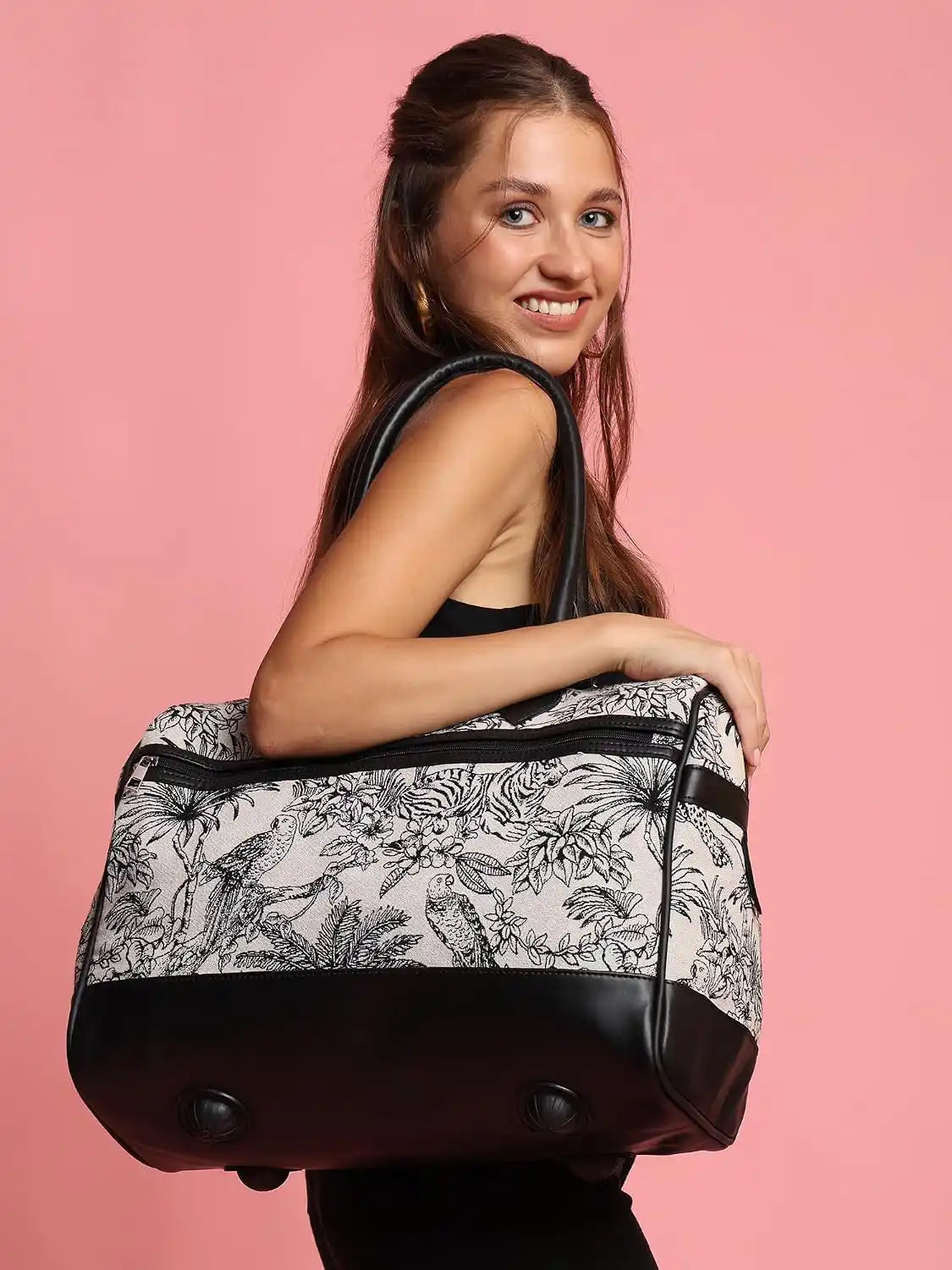 ENSAC Duffle Bag for Travel | Printed Weekender Handbag