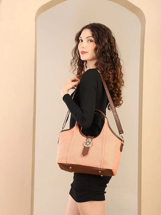 ENSAC Jute Hobo Handbag for Women – Large Shoulder Bag with Crossbody Strap